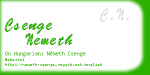 csenge nemeth business card
